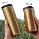 350ml/500ml Double Steel 304 Coffee Mug Leak-Proof Thermos Mug Travel Thermal Cup Thermosmug Water Bottle For S