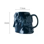 Large Ceramic Cup Spain Ancient Greece Apollo David Head Mug Sculpture Coffee Cup Desk Ornaments Office Pen Holder