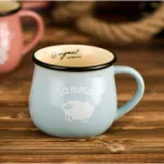 New Candy Color Ceramic Mug 150ml 250ml 350ml Milk Breakfast Cup Cute Porcelain Tea Mugs Ceramic Cup Novelty S