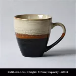 Coffee Mug Tea Cup Hand-Painted Pattern Ceramic Mug Water Cup Creative Handmade Art Cup With Handle Tumbler Travel Cups Mug