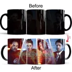 Supernatural Color Magic Mugs 320ml Heat-Sensitive Reactive Ceramic Coffee Tea Milk Cup Best S For Friends