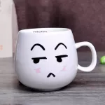 YEFINE 320ml Drinking Cup Cartoon Personalized Coffee Mug Ceramic Cute Porcelain Tea Cup