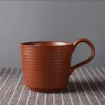 Joudoo Japanse Zen Ceremony Coarse Pottery Coffee Cup Handmade Coffee Drinkware Cup Milk Tea Cup Mug Drinking