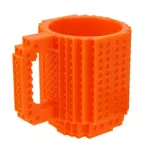 350ml Creative Diy Cup Cup Block Puzzle Mug Build-On Brick Mug Type Building Blocks Tea Cup Diy Block Puzzle Drinkware
