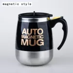 New Automatic Self Stiring Magnetic Mug Creative Stainless Steel Coffee Milk Mixing Cup Blender Lazy Smart Mixer Cup