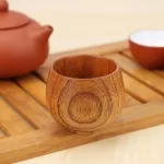 Jujube Wood Cup Natural Wooden Breakfast Drinkware Green Tea Cup Tea Drinking Wood Cup