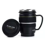 Creative Cup Stainless Steel Liner Black White New 220ml Camera Lens Cup Travel Coffee Tea Bottle Mug Kitchen Tools Cocina