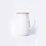500ml Cartoon Cat Heat-Resistant Ceramics Cup Lid Cup Thicken Kitten Milk Coffee Mug Children Cups Office Mok Drinking