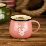 New Color Ceramic Mug 150ml 250ml 350ml Coffee Milk Breakfast Cup Cute Porcelain Tea Mugs Ceramic Cup Novelty S