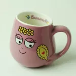 Free Shipping Creative Cute Ceramic Barbapapa Barbapapa Cartoon Cup For Birthday