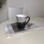 Retro Creative Ce rate Cup Nordic Insonality Coffee Cup Home Capacity Breakfast Milk Milk Handgrip Kawaii Mug