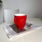 Retro Creative Ce rate Cup Nordic Insonality Coffee Cup Home Large Capacity Breakfast Mug Handgrip Kawaii Mug
