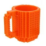 Creative Building Blocks Cup Milk Coffee Water Build-On Brick Type Mug Cups Water Holder Design Kitchen Drinkware 350ml