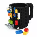 Creative Building Blocks Mug Cup Milk Coffee Water Build-On Brick Type Mug Cups Water Holder Kitchen Drinkware 350ml