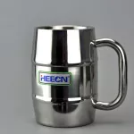 Free 500ml Stainless Steel Tankard Coffee Mug Beer Mug/Cocktail Cup with Handle