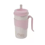 350ml/450ml Creative Rice Husk Fiber Plastic Tumblers Coffee Cups And Mugs Travel Mug Water Bottle Tea Cups Adults S