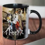 Bungou Stray Dogs Coffee Mug 11oz Black White Ceramic Creative Milk Tea Cup Boy Friends Cups