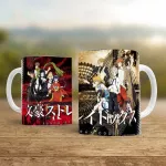 Bungou Stray Dogs Coffee Mug 11oz Black White Ceramic Creative Milk Tea Cup Boy Friends Cups