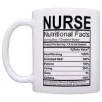 Nurse S Nurse Nutritional Facts Label Nursing Gag Coffee Mug Tea Cup White