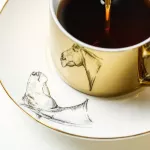 Mirror Reflection Coffee Mugs Animal European Style Tea Cups Creative Drinkware