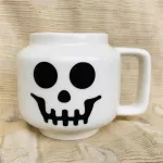 250ml LEGO MUGS CRAMIC CUP MILK COFFEE MUGS CUPS for Kids Yellow Smiling Expression Cartoon Cute Drinkware Lego Friend for Kids