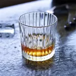Duratex/Rice Restoring Ancient Ways France Vertical Stripes Iced Coffee Glass The Glass of Whisky