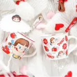 Creative Trend Japanse Coffee Milk Girl Water Cup Cups Wedding Birthday Free Shipping