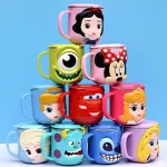 300ml Creative Drink Water Drinkware Juice Cup Stainless Steel Mugs Cute Cartoon Milk Cup for Children