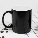 1pcs 350ml DIY Personalized Magic Mug Heat Sensitive Ceramic Mug Color Changing Coffee Milk Tea Cup Print Pictures