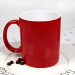 1pcs New 350ml Diy Personalized Magic Mug Heat Ceramic Mug Color Changing Coffee Milk Tea Cup Print Pictures