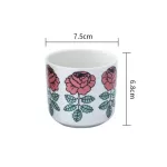 Nordic Flower Ceramic Porcelain Tea Coffee Milk Breakfast Cups Birthday