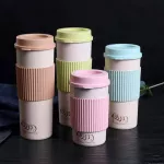 1PC Korean Coffee Cups Travel Coffee Mug Stir Travel Easy Go Cup Portable For Outdoor Camping Hiking Picnic Self Driving