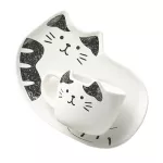 1 Set Lovely Cat Ceramics Cup Delicate Cup Cup Saucer