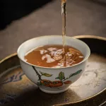 2 PCS/LOT China RU KILN TEACUP HANDMADE CRAMIC CORMIC CUP Hand Painted Boutique Tea Bowl Master Cup Tea Set Accessories