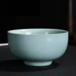 4 PCS/LOT SOLID COLOR RU KILN TEACUP TEA BOWL CRAMIC COPRCELAIN TEA SET Accessories Single Cup Drinkware