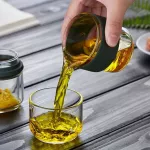 Creative Portable Tea Set for Business Traveling Tea Cup Filter Set for Business Trip Business Healthy Glass Outdoor
