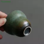 Ceramic Porcelain Tea Cup Teaw Tepare Kung Fu Tea Set Cup Stones Kiln Turned Tea Bowl Teacup