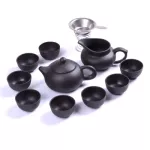 High Quality Kung Fu Tea Set Yixing Teapot Handmade Purple Clay Tea Pot Cup Set Zisha Ceramic Chinese Tea Ceremony