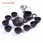 High Quality Kung Fu Tea Set Yixing Teapot Handmade Purple Tea Pot Cup Set Zhmic China Tea Ceremony
