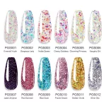 Set for Nail Poly UV Gel Kit Builder Gel Nail Brush Soak Off Quick Building Finger Extension Camouflage Nails