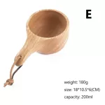 High Quality Of Jujube Wood Scandinavia Wooden Cup Kuksa Kasa Curly Water Cup Juice Tea Coffee Drinking Cup Kitchen Tools