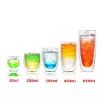 Sale Double Wall Glass Cup Denmark Bodum Pavina Design Gilmore Girls Cocktail Wine Tumbler Hot Cold Drink Juice Mug Swig