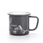 Enamel Camping Mug 300ml Colorful Metal Enamel Coffee Tea Camp Cups Mugs for Camping Hiking Backpacking Picnics