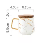 Mugs Milk Cups Saucer Suit Luxury Coffee Ceramic Travel And Water Cafe Tea Tumbler With Dish Spoon Set