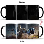 1pcs New 350ml Magic Color Changing Mugs Ceramic Coffee Milk Cups Best for Children Friends