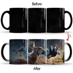 1pcs New 350ml Magic Color Changing Mugs Ceramic Coffee Milk Cups Best For Children Friends