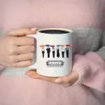 350ml Friends TV Show Series Central Perk Coffee Mug Color Change Mug Creative Tea CPPUCICINO CERAMIC CUP XMAS for Friends