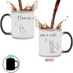 Drop Shipping 11oz How to Draw a CAT COT COFFEE MILTIVE MILK TEA CUP MUGS for Your Friends