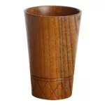 Wooden Cup Handmade Coffee Tea Beer Juice Milk Mug Drink 11.5cmx7.8cm