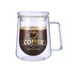 200ml/300ml Double Mug Office Cups Heat Insulation Double Coffee Mug Coffee Glass Cup Best Mug For Friends